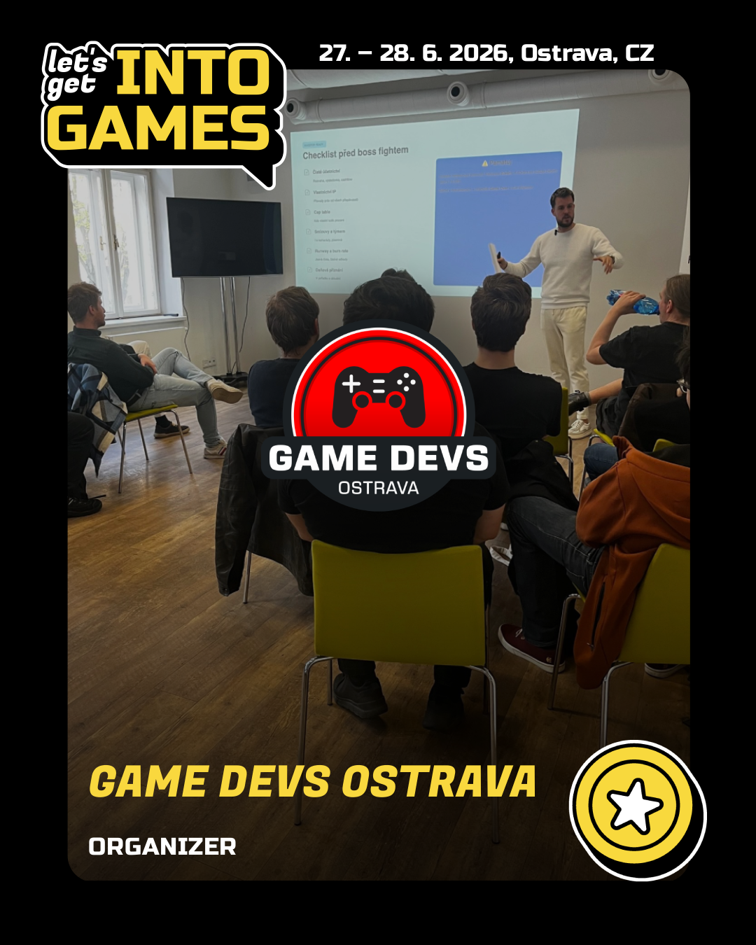 organizer Game Devs Ostrava
